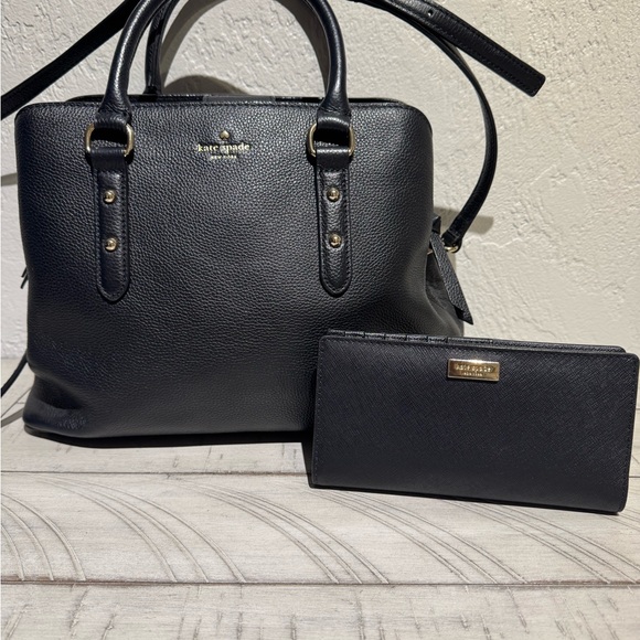 Kate Spade Black Satchel and Wallet Set - Picture 4 of 6